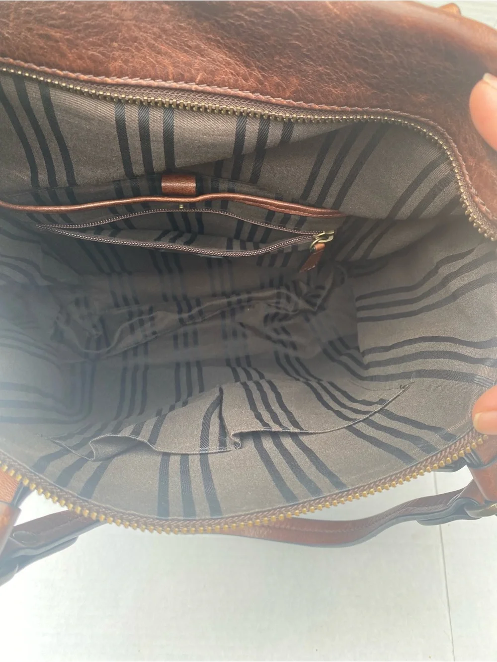 Authentic FRYE Josie Leather Backpack Tote Bag - Dark Brown 🤎✨🤍🤎